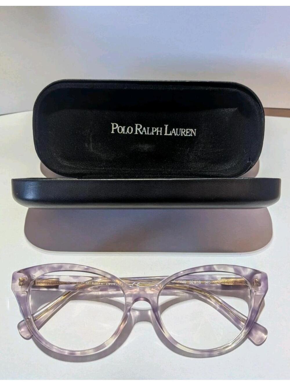 Polo Ralph Lauren fRA 7116 5849 Clear Purple Marble AUTHENTIC EYEGLASSES 54-16